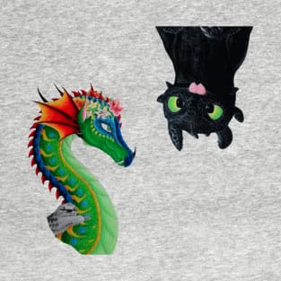 Glory and Toothless Crossover T-Shirt